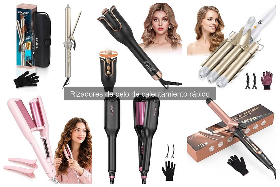 Comparativa de Rizadores de Pelo de Calentamiento Rápido