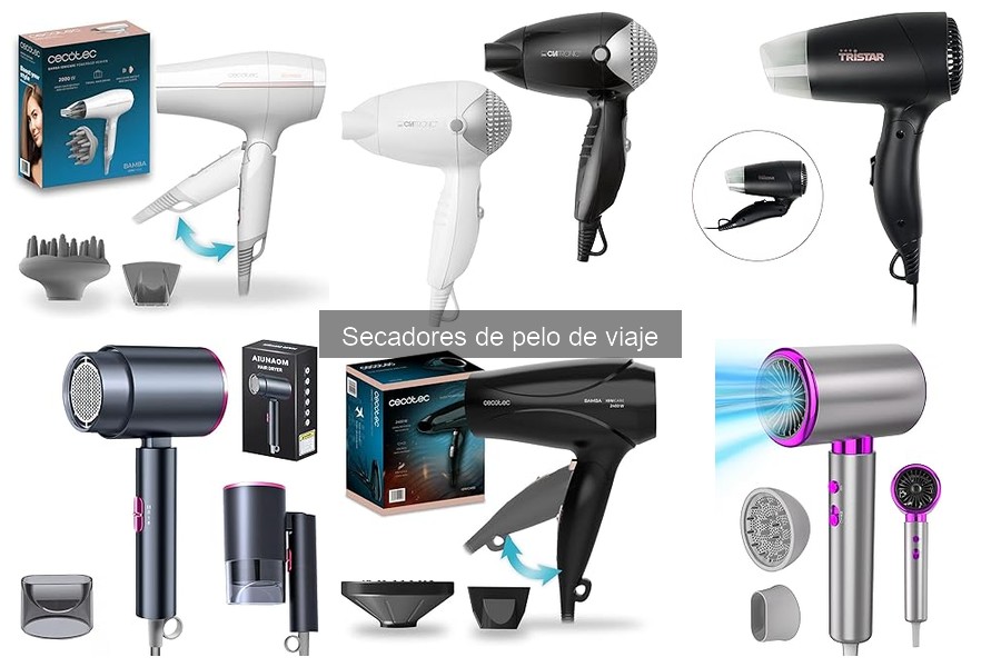 Comparativa de Secadores de Pelo de Viaje: Mejores Modelos