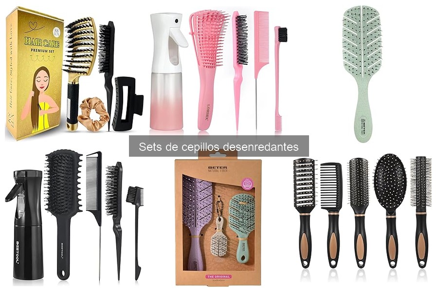 Comparativa de Sets de Cepillos Desenredantes para Todos