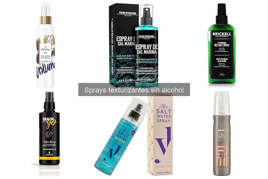 Comparativa de Sprays Texturizantes: Con y Sin Alcohol