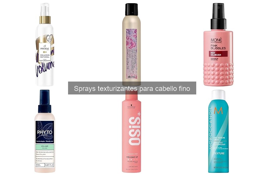Comparativa de Sprays Texturizantes para Cabello Fino
