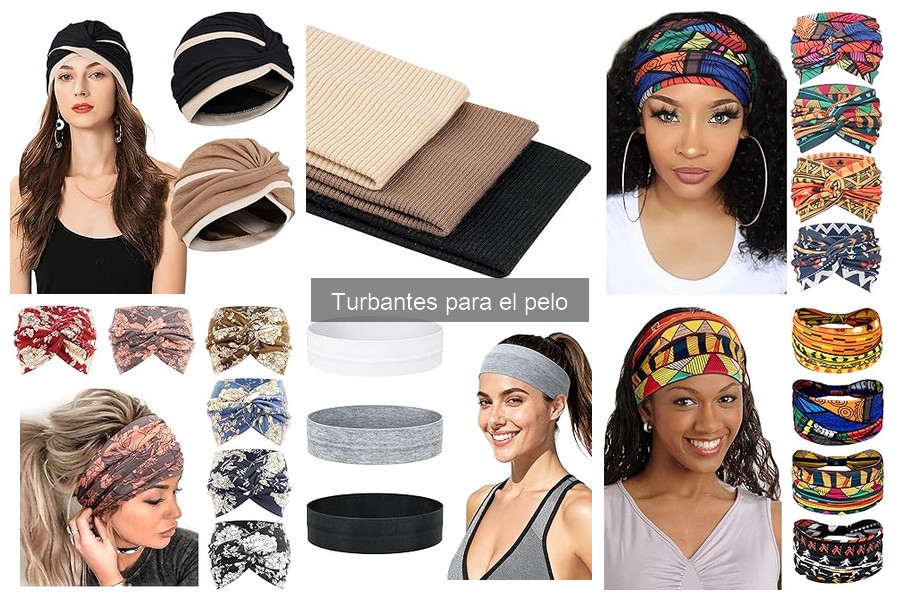 Comparativa de turbantes para el pelo: marcas y características