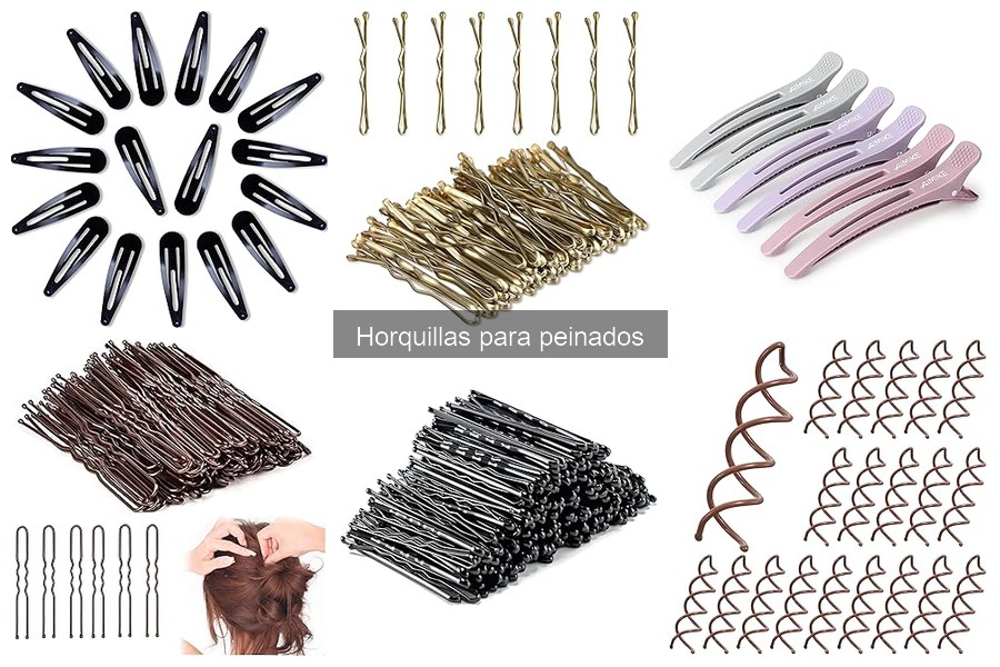 Comparativa: Horquillas de plástico vs. metal para peinados
