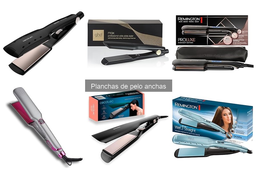 Comparativa: Planchas de Pelo Anchas vs Estrechas