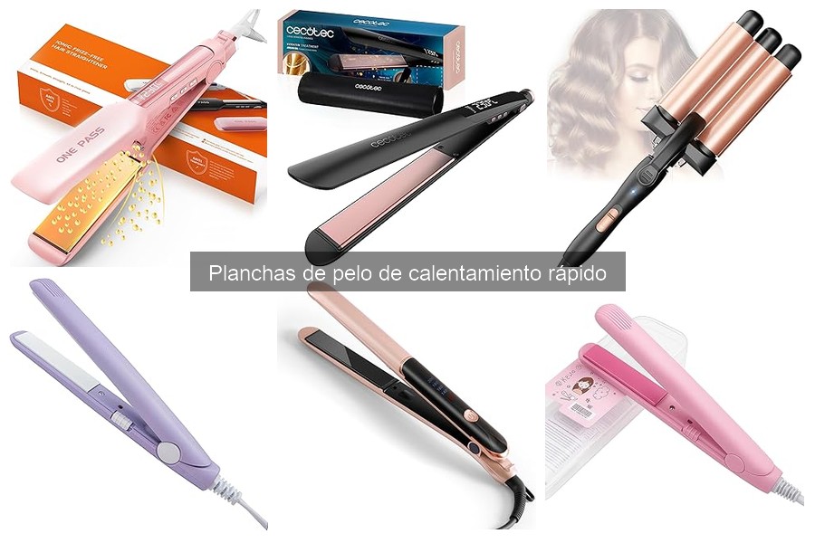 Comparativa: Planchas de Pelo Calentamiento Rápido vs Tradicionales