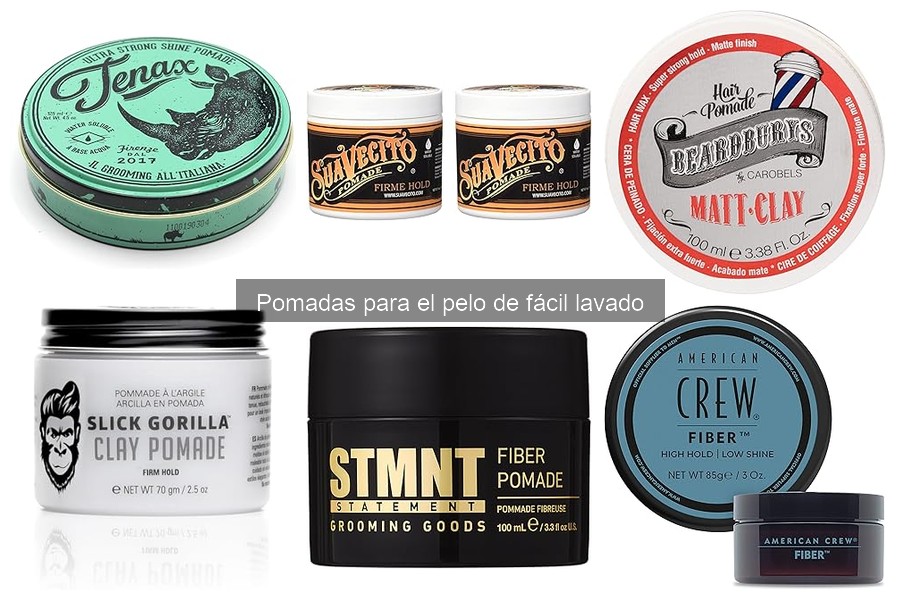 Comparativa: Pomadas de fácil lavado vs Cerás para el pelo