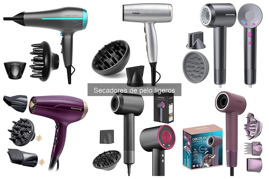 Comparativa Secadores de Pelo Ligeros vs Alto Rendimiento
