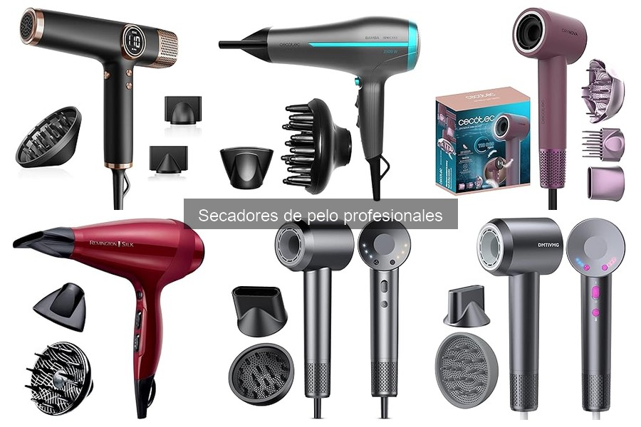 Comparativa Secadores de Pelo Profesionales y Convencionales