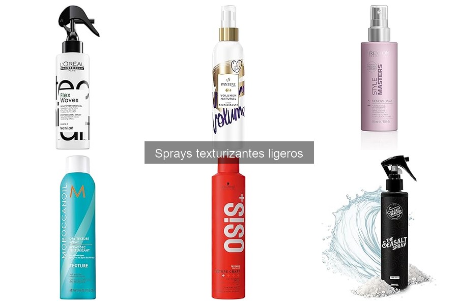 Comparativa sprays texturizantes ligeros vs fijadores