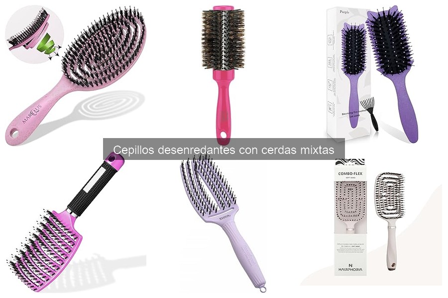 Compra los Mejores Cepillos Desenredantes con Cerdas Mixtas