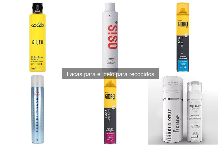 Conoce los Tipos de Lacas para Recogidos de Cabello
