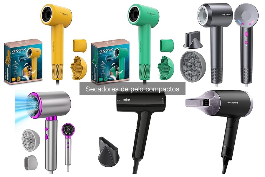 Consejos para Secar el Cabello con Secadores Compactos