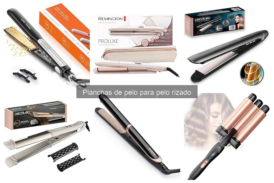 Consejos para usar planchas en pelo rizado sin dañar
