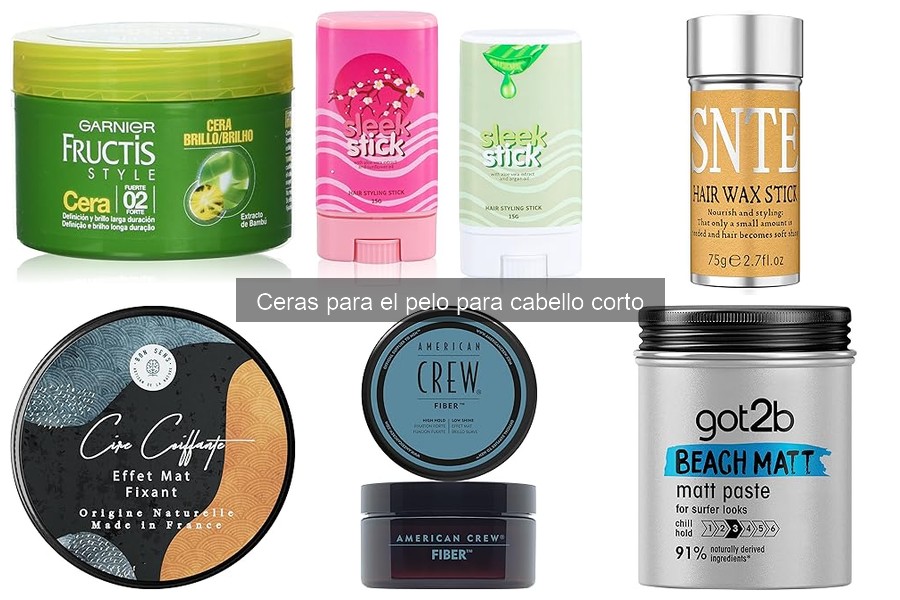 ¿Cuál es la mejor cera para el cabello corto?