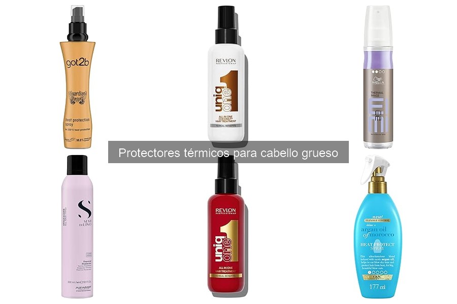 Cuándo aplicar protector térmico para cabello grueso