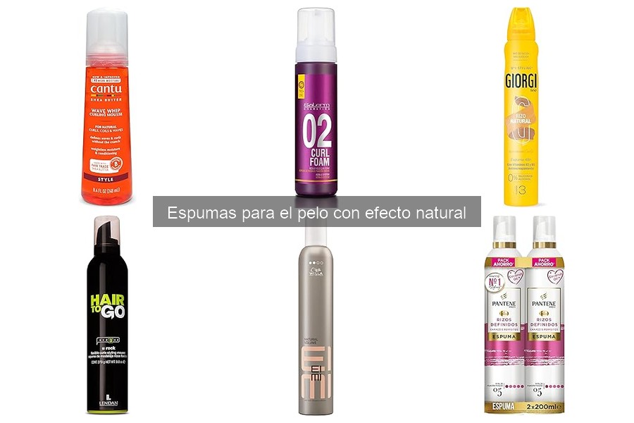 ¿Cuánto cuesta una buena espuma para el cabello natural?