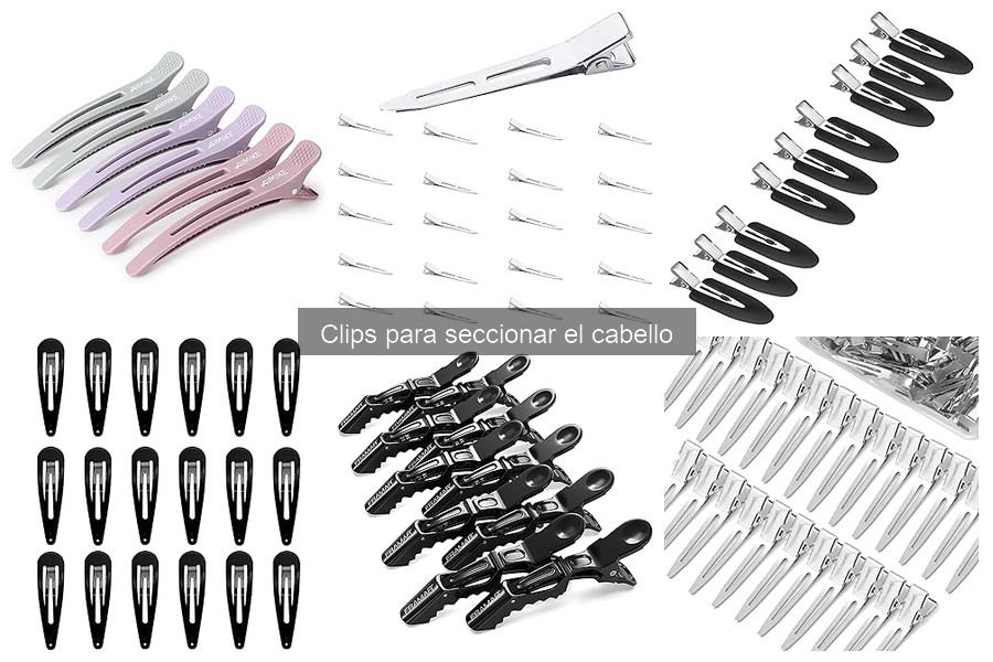 ¿Cuántos clips para seccionar el cabello necesitas?