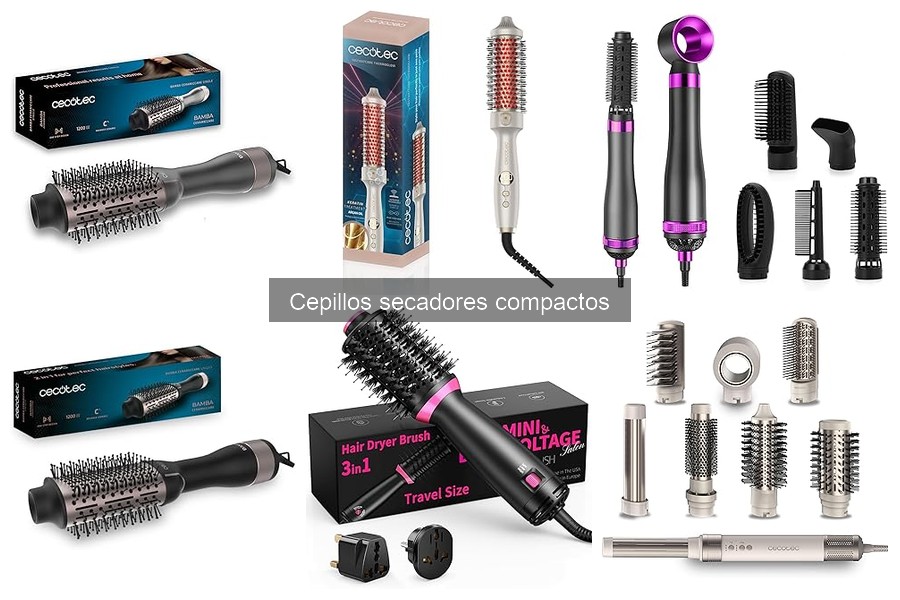 ¿Daña el cabello el cepillo secador compacto?