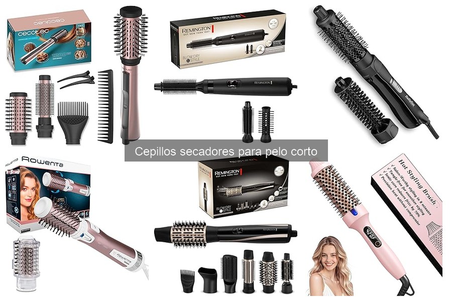 Diferencias entre cepillos secadores: cerdas naturales vs sintéticas