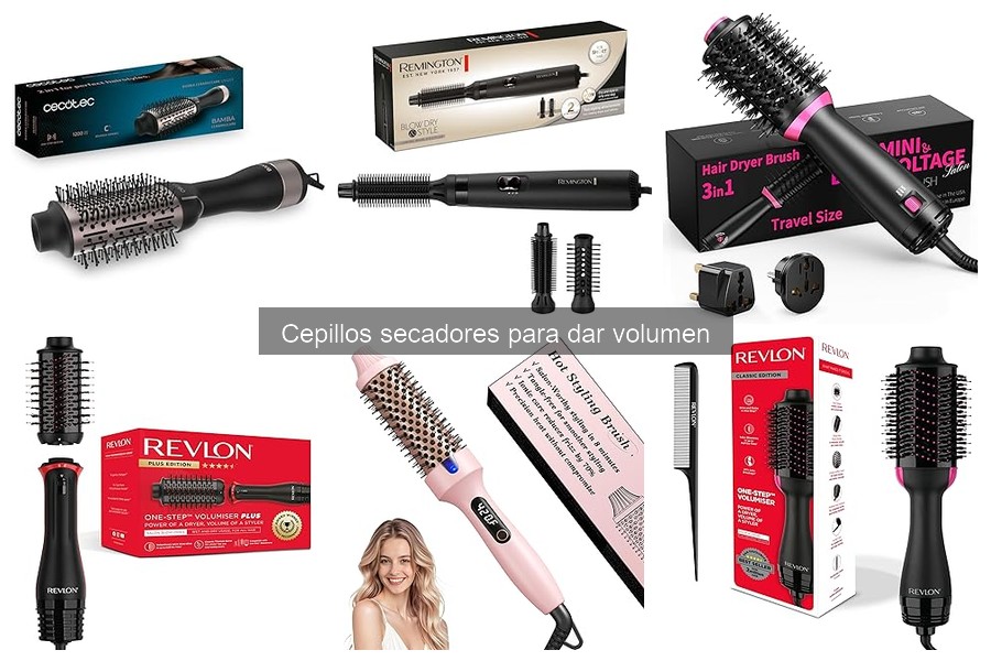 Diferencias entre cepillos secadores y secadores de pelo