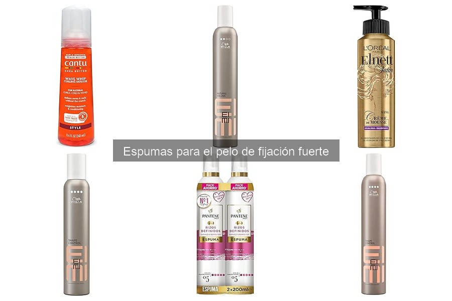 Diferencias entre espumas de fijación fuerte y geles para el cabello