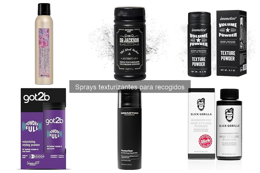 Diferencias entre sprays texturizantes y de volumen