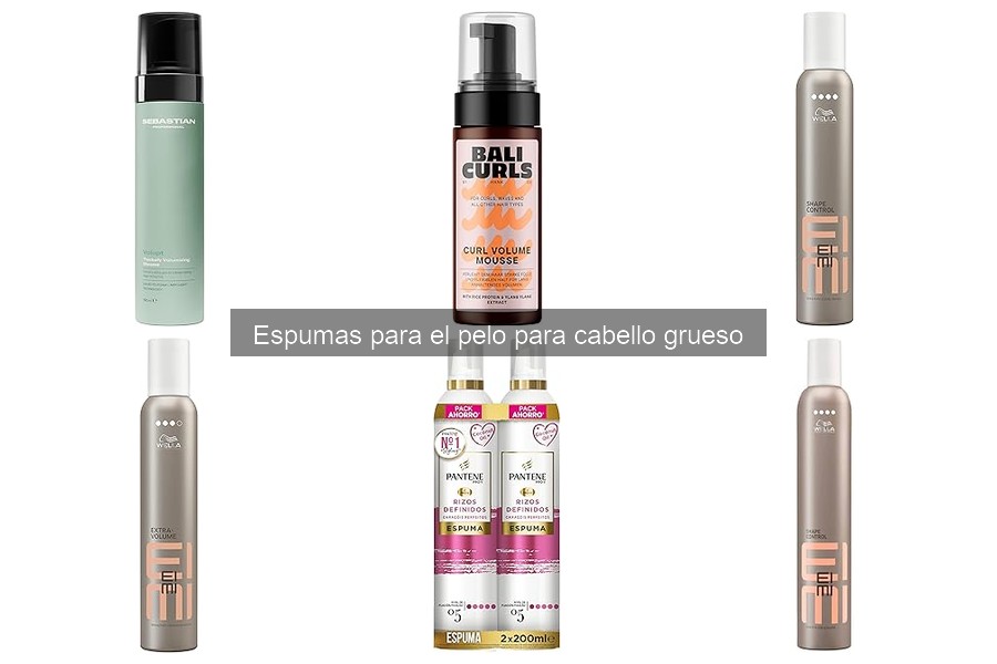 Dónde comprar espuma para el pelo y comparar precios