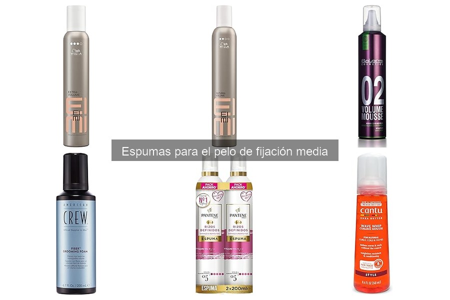 Dónde comprar espumas para el cabello de fijación media baratas