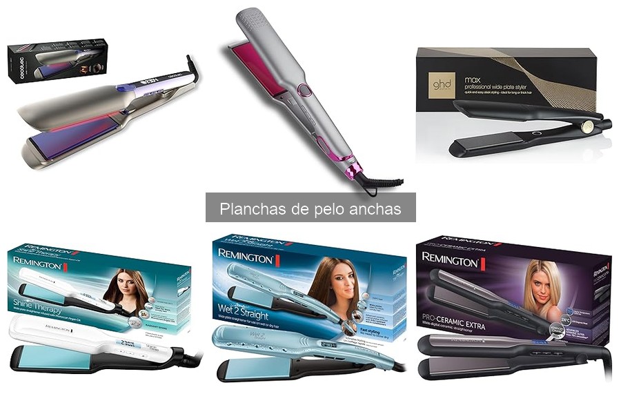 Dónde comprar planchas de pelo anchas con descuento