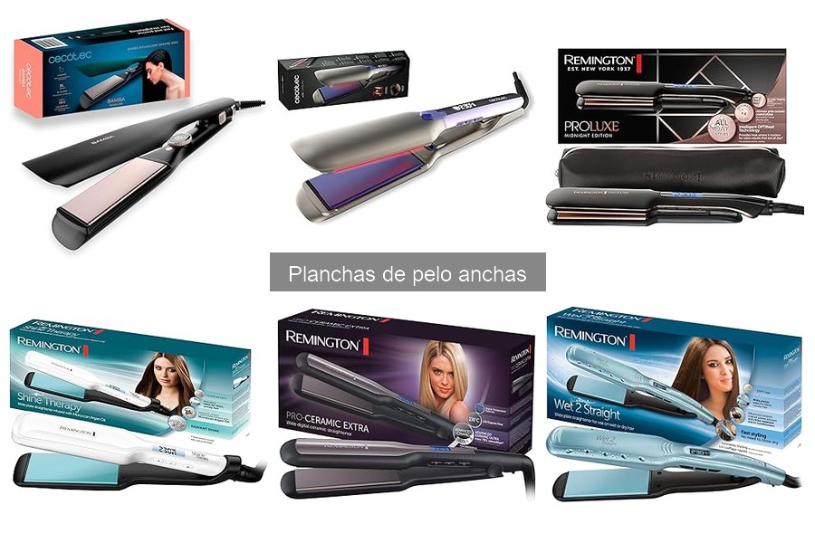 Efectividad de las Planchas Anchas para Cabello Dañado