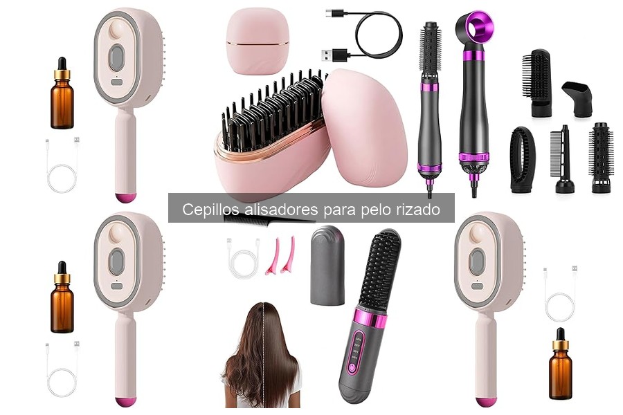 Efectividad de los cepillos alisadores para cabello rizado