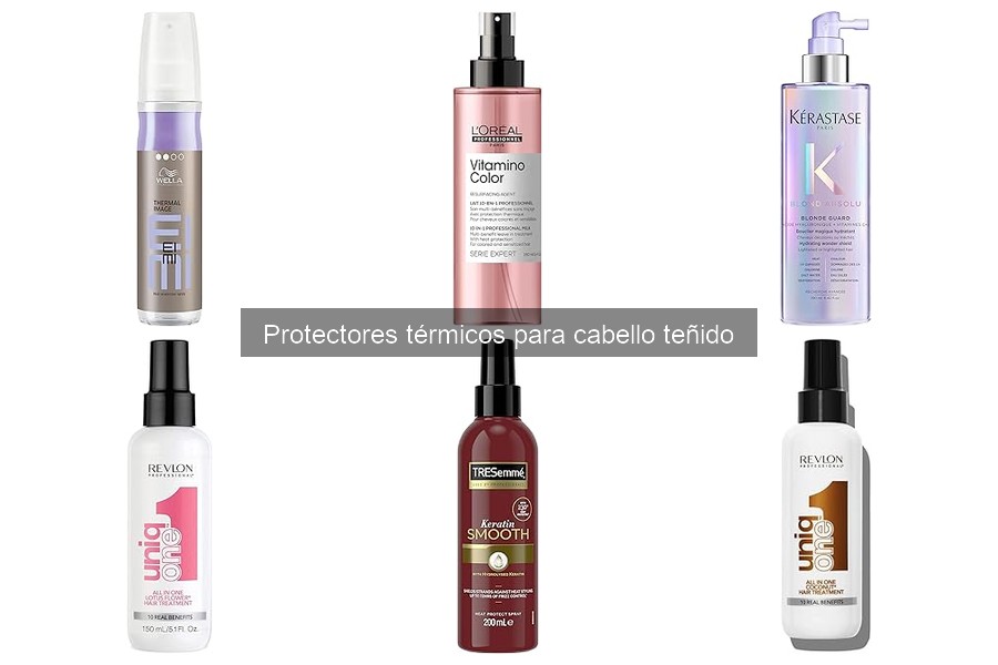 Efectividad de Protectores Térmicos para Cabello Teñido