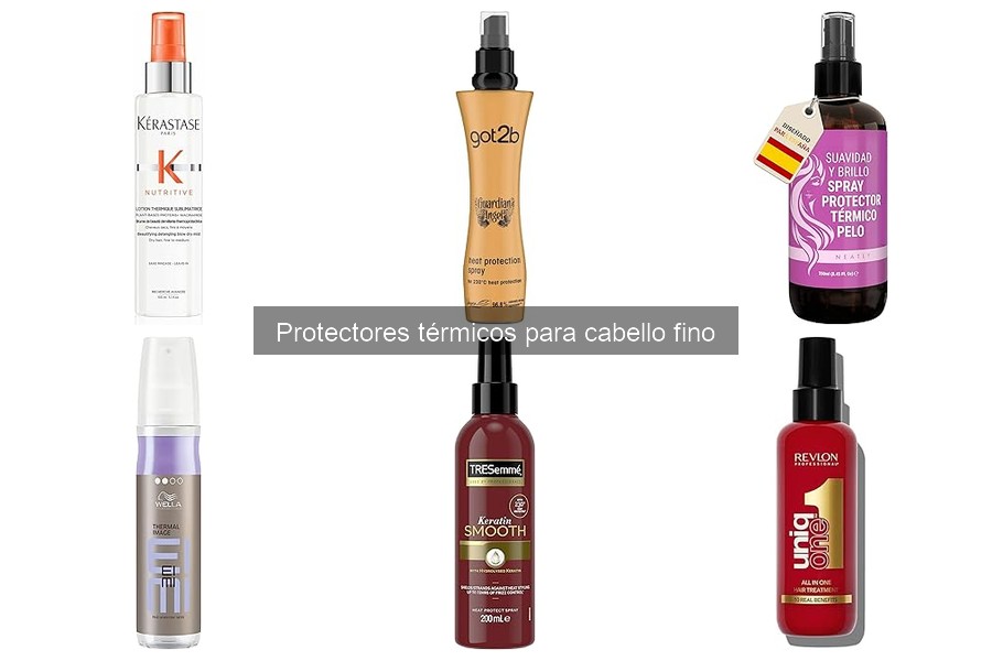 Elige el mejor protector térmico para cabello fino