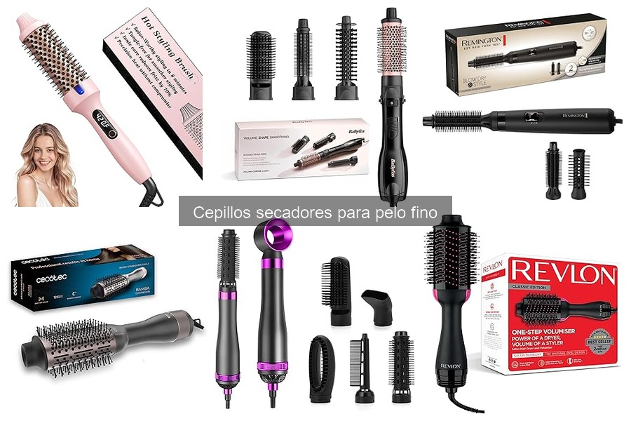 Errores comunes al usar cepillos secadores en cabello fino
