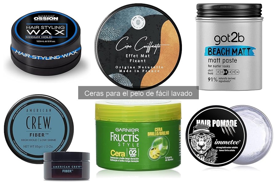 Errores comunes al usar ceras para el pelo de fácil lavado
