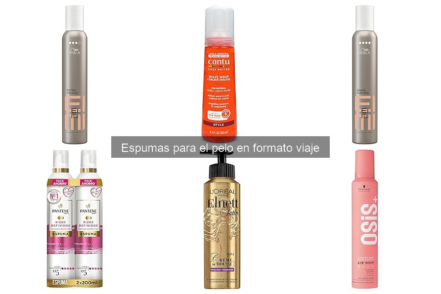 Errores comunes al usar espuma para el pelo en viaje