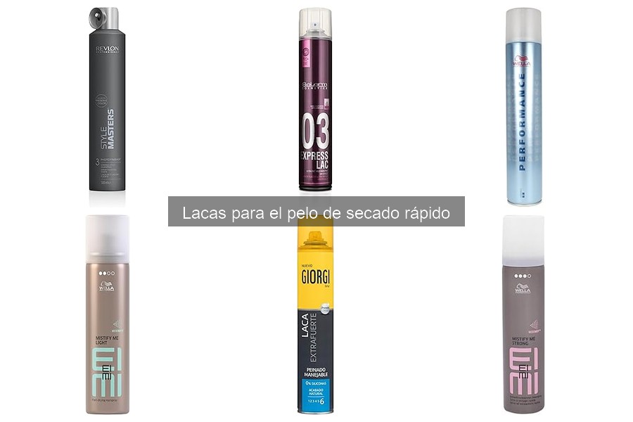 Errores comunes al usar lacas de secado rápido para el pelo