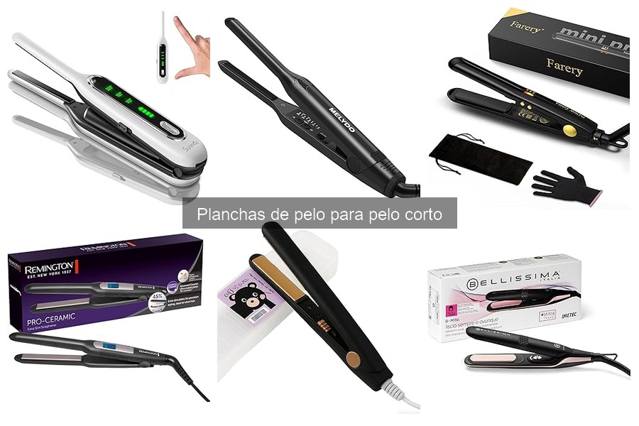 Errores comunes al usar planchas de pelo en cabello corto