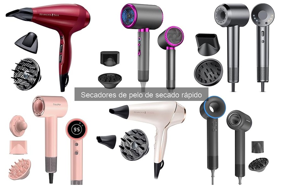 Errores comunes al usar secadores de pelo de secado rápido