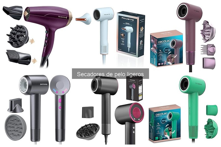 Errores comunes al usar secadores de pelo ligeros