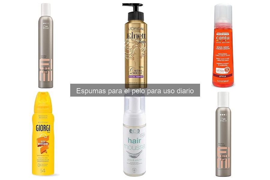 Espumas para el cabello a buen precio y dónde comprarlas