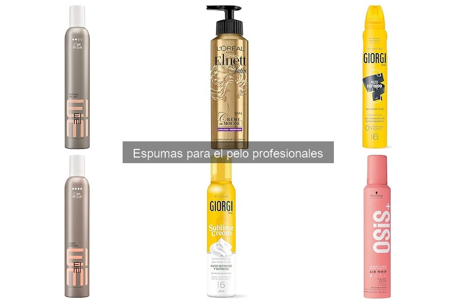 Espumas para el cabello: duración del peinado y fijación