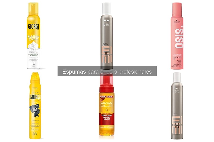 Espumas para el cabello naturales: beneficios y marcas recomendadas