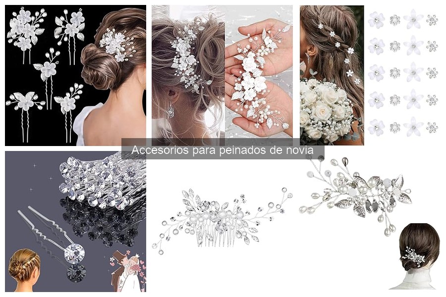 ** Estilos de Peinado de Novia y Accesorios Perfectos