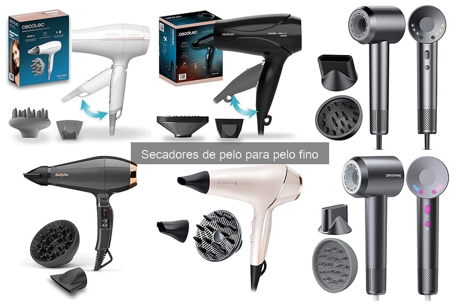 Evita el encrespamiento en pelo fino con el secador ideal