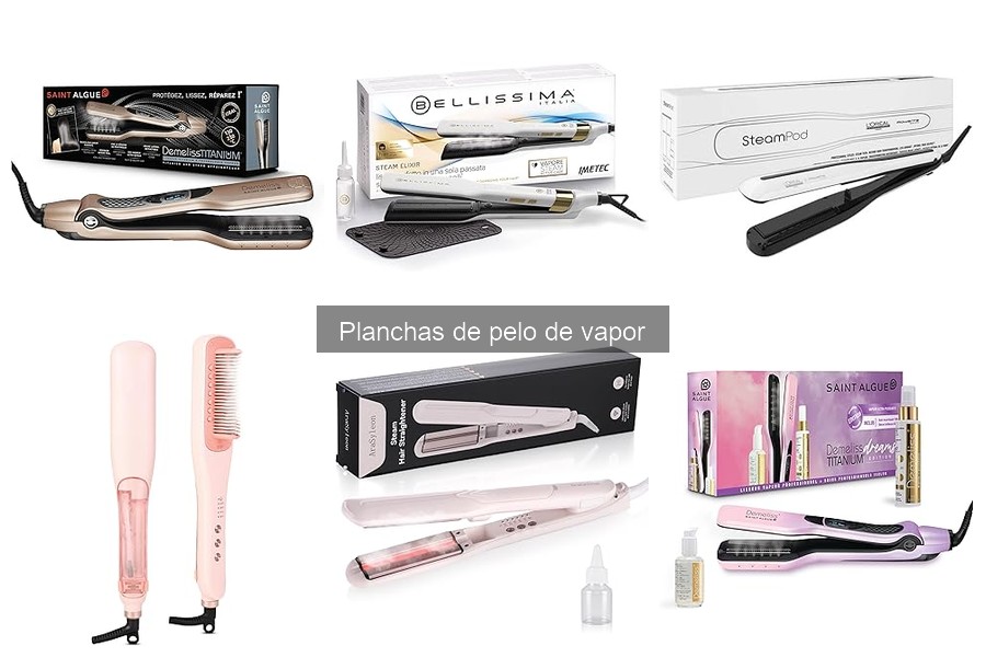 Evita el Frizz al Usar Planchas de Pelo de Vapor
