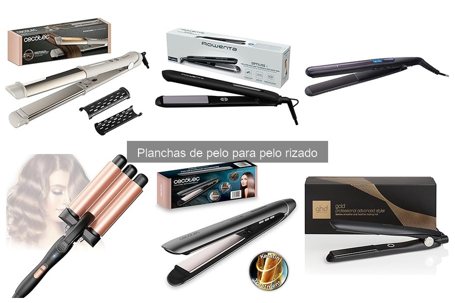 Evita el frizz al usar planchas en pelo rizado
