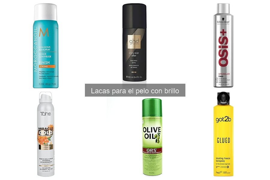 Guía de compra de lacas para el pelo con brillo