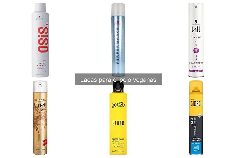 Guía de compra de lacas para el pelo veganas