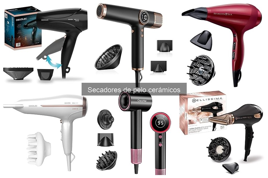 Guía de compra de secadores de pelo cerámicos